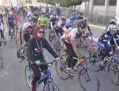 صور.. انطلاق مهرجان الدراجات للجامعات والمعاهد العليا بجامعة قناة السويس