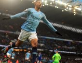 مانشستر سيتي يكتفى بهدف مع الرأفة ضد إيفرتون فى الشوط الأول.. فيديو