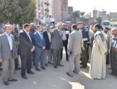 محافظ أسيوط يفتتح موقف الشادر الجديد بنقل سيارات "أسيوط – القاهرة"