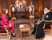 اليوم.. البابا تواضروس ضيف إيمان الحصرى فى "مساء دى أم سى"