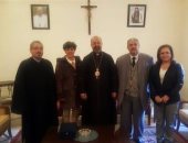 البطريرك إبراهيم إسحق يستقبل الأمينة العامة لمجلس كنائس الشرق الأوسط