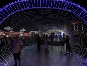 صورة اليوم.. بالسياح والأنوار شرم الشيخ تتزين للكريسماس