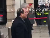 فيديو.. الرئيس السيسي يصل قصر الرئاسة فى النمسا