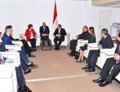 الرئيس السيسى يلتقى الرئيسة التنفيذية للبنك الدولى 