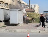 حريق محدود بلوحة مفاتيح بميناء دمياط