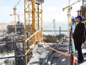 رئيس الوزراء يتفقد مبنى الحكومة فى مدينة العلمين الجديدة