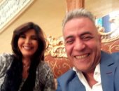 حياتى.. شاهد ابتسامة ميرفت أمين فى أحدث ظهور لها مع صبرى فواز