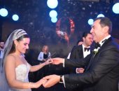 أول صور رسمية من حفل زفاف عمر شريف سالم وعاليا رامز