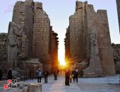 صورة اليوم.. فى أرض الحضارة.. شمس الأحلام لا تغيب
