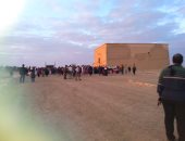 فيديو وصور.. محافظ الفيوم يشهد تعامد الشمس على معبد قصر قارون