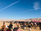 ختام سباق للهجن بمنطقة أبو زنيمة بجنوب سيناء 