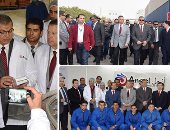 محافظ بنى سويف ووزير القوى العاملة يزوران أحد مصانع الخميرة الصينية العالمية