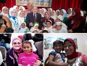 براعم الفن المصري فى فوة .. "ملك" و"بسمة" و"سمية" و"يوسف" أشقاء موهوبون فى الغناء.. محافظ كفر الشيخ يعجب بالأسرة ويحتضن الطفلتين.. وصاحبة الـ8 سنوات: أعشق أم كلثوم وأجيد التواشيح