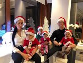 كريستيانو رونالدو يحتفل بالكريسماس مع عائلته