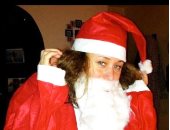إنجى على "بابا نويل" بمناسبة الاحتفال بالكريسماس