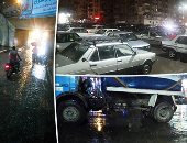 صور.. موجة من الطقس السيئ تضرب المحافظات.. توقف حركة الصيد بكفر الشيخ.. وغلق بوغاز ميناءى الإسكندرية والدخيلة.. وارتباك فى حركة المرور على الطريق الزراعى.. والأجهزة التنفيذية ترفع تراكمات المياه من الشوارع