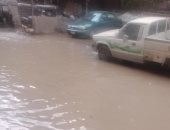 قارئ يشكو غرق شارع بالطالبية فى الهرم بمياه الصرف الصحى