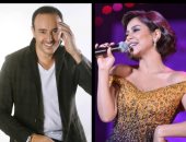 شيرين عبد الوهاب وصابر الرباعى فى حفل على نيل القاهرة فى ليلة رأس السنة