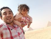 للدفاع عن جمال وأمن مصر.. قراء يشاركون مبادرة اليوم السابع بصور للأطفالهم بالهرم