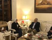 وزيرة الصحة تلتقى السفير المصرى ببكين على هامش زيارتها للصين