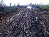 أهالى منشأة السلام بالدقهلية يستغيثون بالمسئولين للمطالبة برصف الطريق الرئيسى