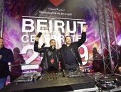 سعد الحريرى يشارك أبناء بيروت الاحتفال بليلة رأس السنة الجديدة.. صور