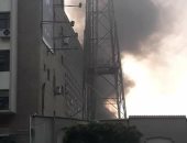صور.. الحماية المدنية تسيطر على حريق فى سنترال بورسعيد