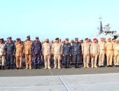 اختتام التدريب البحرى المشترك "الموج الأحمر" بمشاركة مصر و5 دول عربية