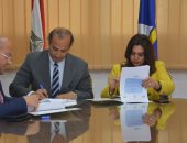 صور.. بروتوكول تعاون بين تحيا مصر ومحافظة دمياط لإنشاء "شارع 306"