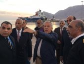 رئيس هيئة موانئ البحر الأحمر يشدد على توفير الخدمات بميناء نويبع البحرى