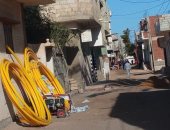 مجلس مدينة العريش يعلن استكمال توصيل الغاز لحى عاطف السادات 