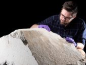 عرض حجر جيرى نادر من الهرم الأكبر فى معرض باسكتلندا  8 فبراير المقبل 