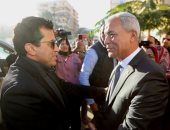 صور.. محافظ المنوفية يستقبل وزير الشباب والرياضة بمكتبه بالديوان العام