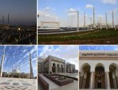قبل افتتاحه رسميا.. شاهد مراحل بناء مسجد الفتاح العليم خلال عام ونصف × دقيقتين