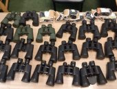 جمارك مطار برج العرب الدولى تضبط محاولة تهريب كمية من النظارات المكبرة 