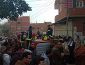 فيديو.. أهالي طوخ بالقليوبية يستقبلون شهيد الشرطة ب "الشهيد حبيب الله" 