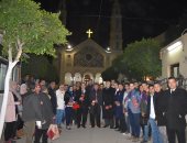 أمانة مستقبل وطن بالشرقية توزع الورد فى الكنائس احتفالا بأعياد الميلاد