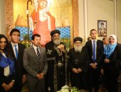 وزير الشباب والرياضة يهنئ البابا تواضروس بعيد الميلاد المجيد.. صور