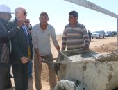محافظ جنوب سيناء يتابع أعمال إقامة أسوار وإنشاءات مضمار الهجن بشرم الشيخ
