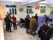 صور.. تزيين مركز شباب محمد صلاح استعدادًا لحفل الأفضل أفريقيًا