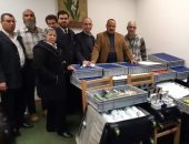 جمارك مطار برج العرب تضبط تهريب أدوية بشرية وساعات مقلدة