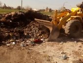 صور..إزالة القمامة بطريق كفر مسعود- طنطا بالغربية إستجابة لشكوى المواطنين 