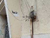 شكوى تهالك "بوكس" التليفونات الأرضية بشارع مسجد خاطر  بمنطقة أوسيم