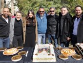 صورة.. ياسمين عبد العزيز تحتفل ببدء تصوير مسلسلها "الملكة"