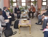 محافظ بنى سويف يلتقى وفدى التنمية المحلية والتخطيط لبحث موقف المشروعات