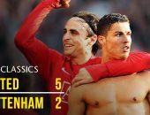 شاهد.. ريمونتادا تاريخية فى قمة توتنهام ضد مان يونايتد عبر رونالدو ورونى