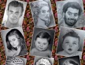 قارئ فنان يشارك ببورتريهات تبرز موهبته فى الرسم لمشاهير الفن وكرة القدم