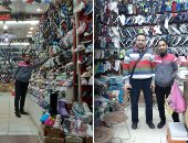 أحمد وعيسى وموسى.. قصة كفاح فى أسيوط برعاية تنمية المشروعات.. 3 أشقاء تحدوا البطالة بفتح محل للأحذية بقرض 50 ألف جنيه ويؤكدون: منتجاتنا مصرية 100%.. وننصح الشباب ببدء مشاريعهم بدعم الجهاز.. صور