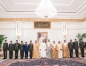 صور.. أعضاء النيابة العسكرية يؤدون اليمين القانونية أمام ولى عهد أبوظبى