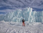 لو شايف الجو برد.. شاهد قلاع من الجليد مزار سياحى فى كندا × 10 صور